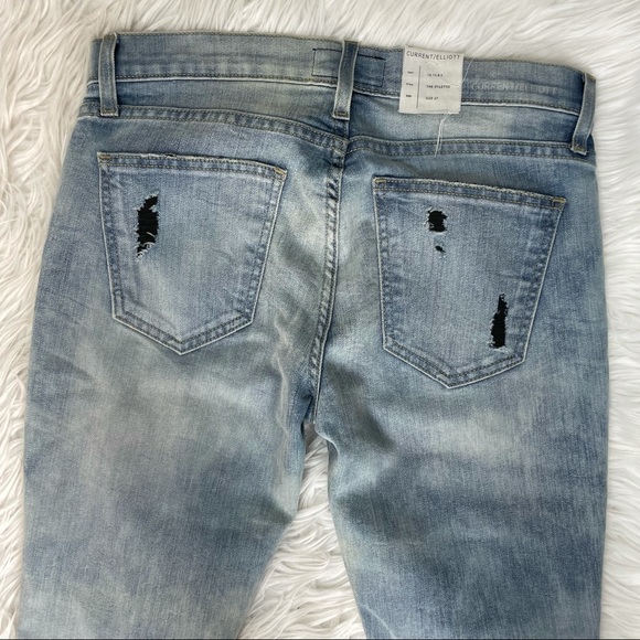 • Current/Elliott • Stiletto Skinny Jeans Meridian - Picture 14 of 15